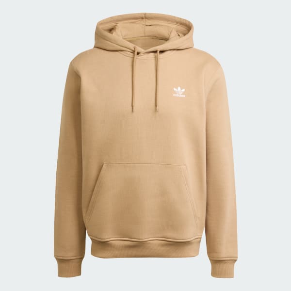 adidas Trefoil Essentials Hoodie - Brown | Free Shipping