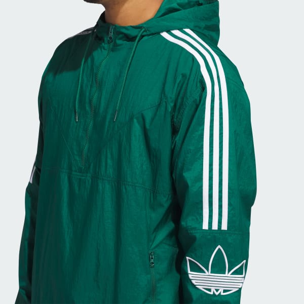adidas Skateboarding Classic Anorak Jacket Green Free Shipping with adiClub adidas US