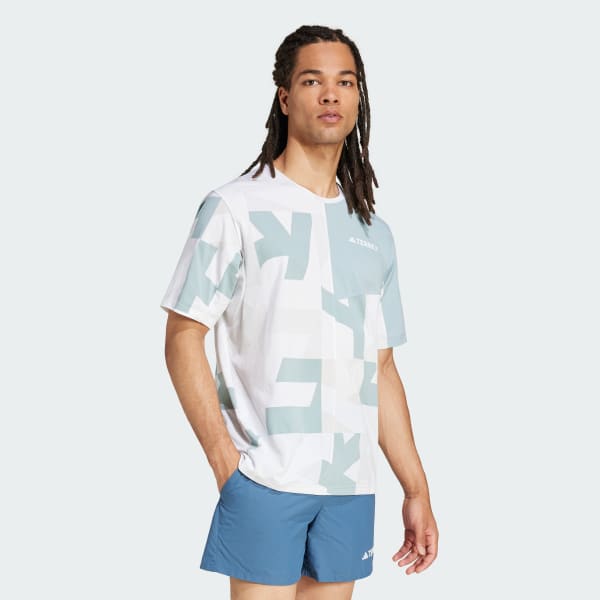 bílá Tričko Terrex Multi Climacool Printed