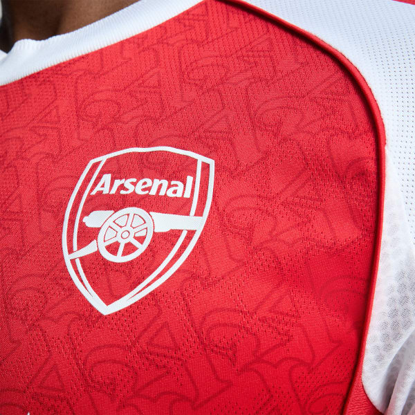 Vermelho Camisola Principal Oficial 25/26 do Arsenal
