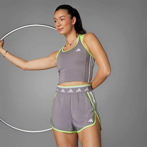 Cinza Shorts Malha Hyperglam Color Pop