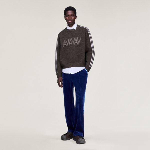 Brown adidas Originals by Avavav Knit Sweater