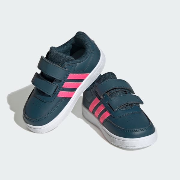 Turquoise Breaknet Lifestyle Court Two-Strap Hook-and-Loop Shoes