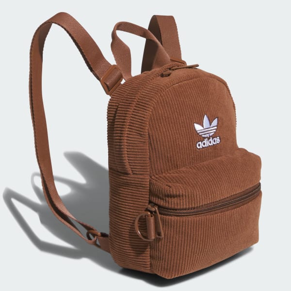 adidas Trefoil 2.0 Curduroy Mini Backpack Brown Free Shipping with adiClub adidas US