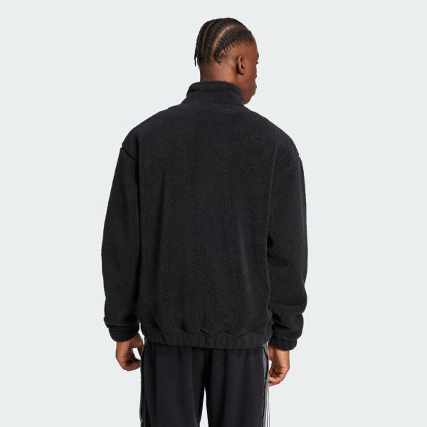 Essentials black polar fleece lounge pants hotsell