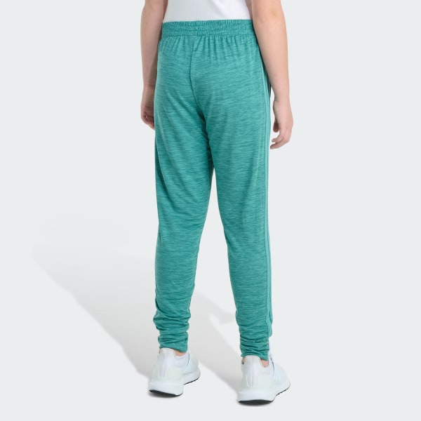 Elastic Waistband 3-Stripe Mélange Jogger