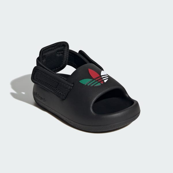 Negro Sandalias Adilette Adiform Kids
