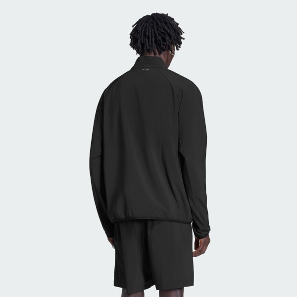 Schwarz TECH TREFOIL ESSENTIALS FZ HOOD Originals Jacke