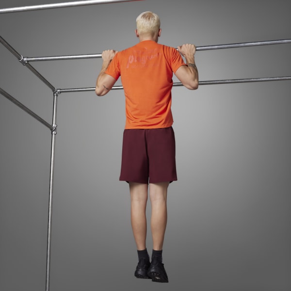 Burgundy Lift Your Mind Designed for Training Shorts