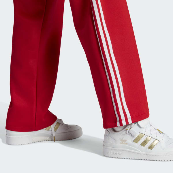 adidas Adicolor Red SST Track Pants  Adidas track pants outfit, Adidas  pants outfit, Red adidas pants
