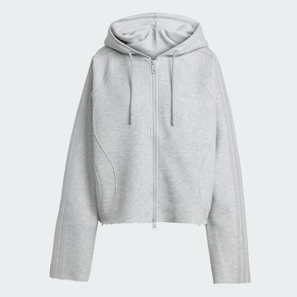 Gris SUDADERA CON GORRO TEAMGEIST CON CIERRE