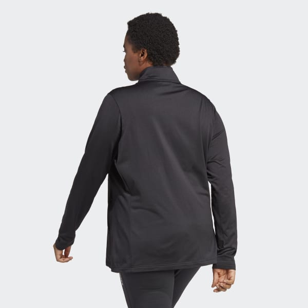 Black Terrex Multi Full-Zip Fleece Jacket (Plus Size)