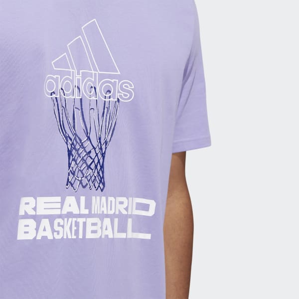 Paars Real Madrid Graphic T-shirt NWN17