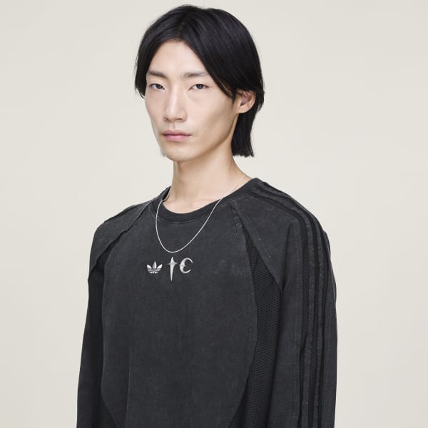 adidas THUG CLUB TEAMGEIST T-SHIRT LONG SLEEVE - Black