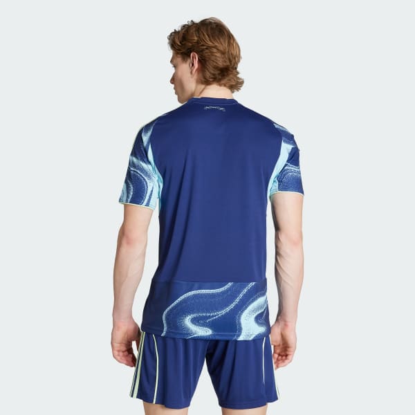 modrá Hosťovský dres Ajax Amsterdam 25/26