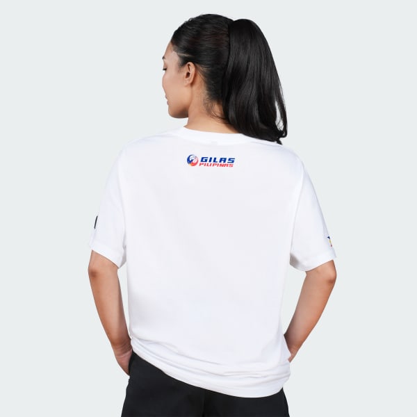 White Women's Pilipinas Basketbol Tee