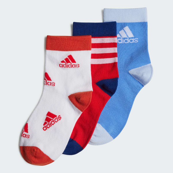 Red Graphic Socks 3 Pairs