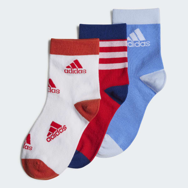 Red Graphic Socks 3 Pairs