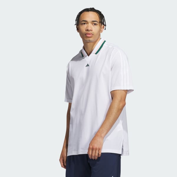 White Ultimate365 Golf Jersey Polo Shirt