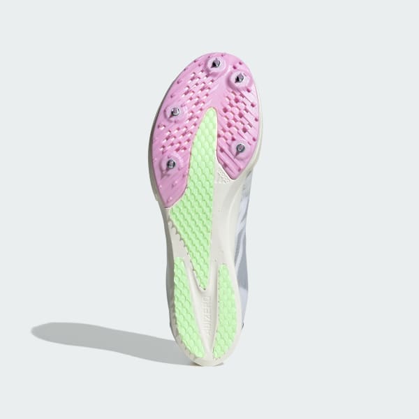 White Adizero Ambition Track and Field Lightstrike Shoes