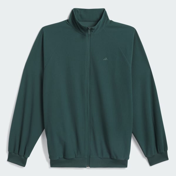 Green Basketball Brushed Track Top