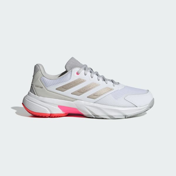 Hvid Courtjam Control 3 Tennis sko