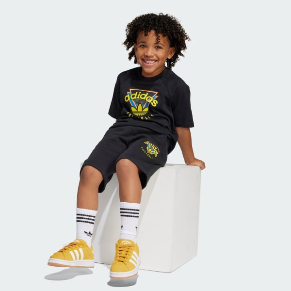 Black Shorts and Tee Set Kids