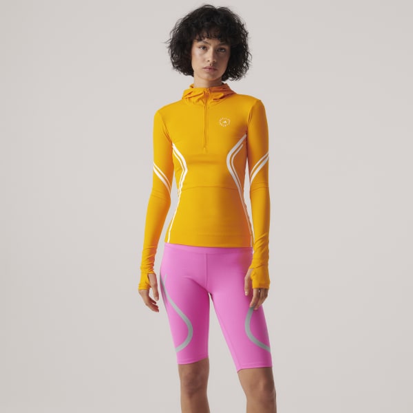 Naranja Chamarra Deportiva Manga Larga con Capucha TruePace adidas by Stella McCartney