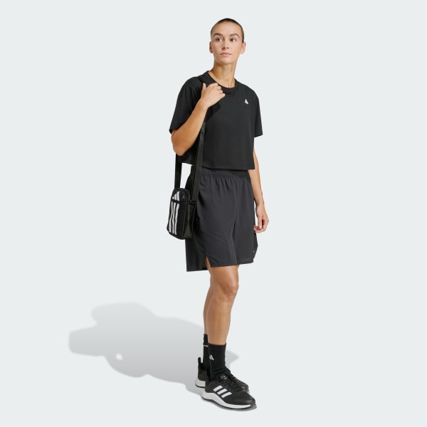 Black Essentials Training Shoulder Bag