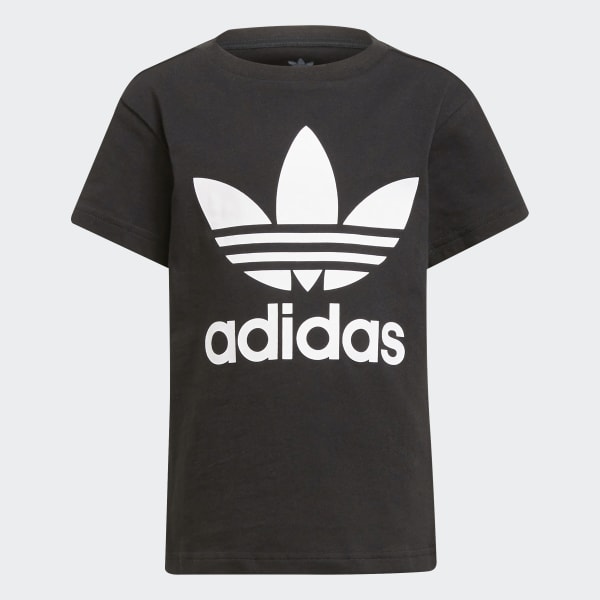 Preto Camiseta Adicolor Trefoil