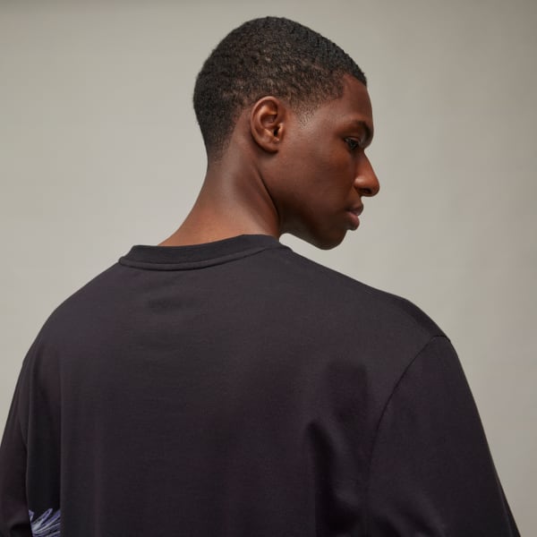 アディダス Y-3 GRAPHIC LONG SLEEVE TEE - ブラック | アディダス