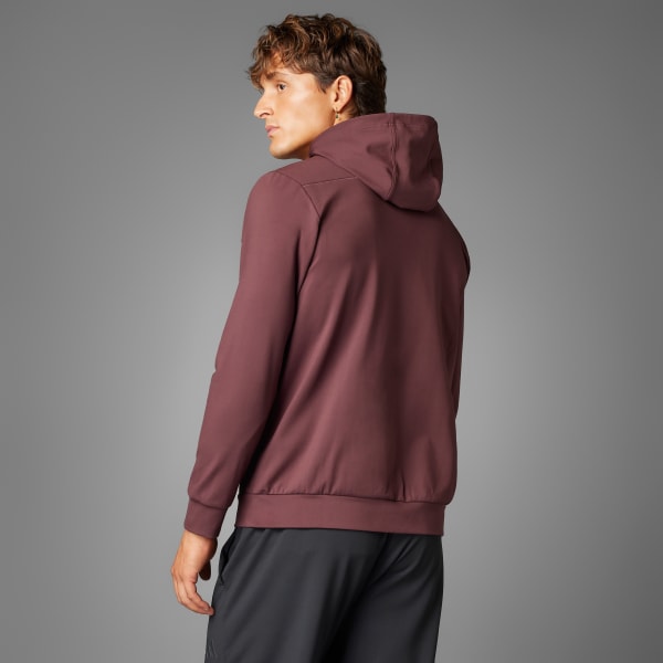 adidas Puremotion Jacket - Burgundy | Free Shipping with