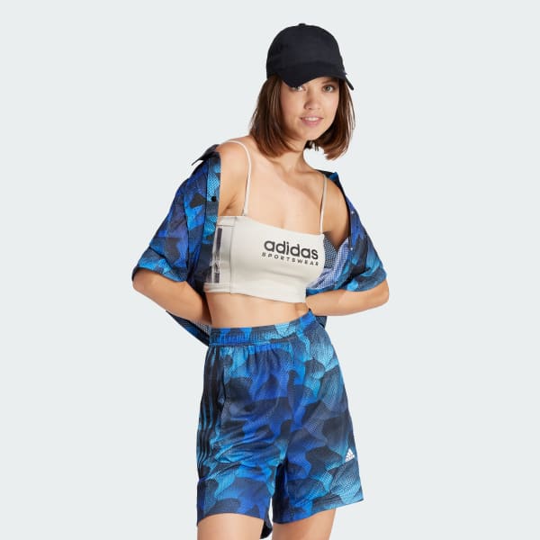 adidas Tiro Summer Tube Top With Detachable Straps - Beige