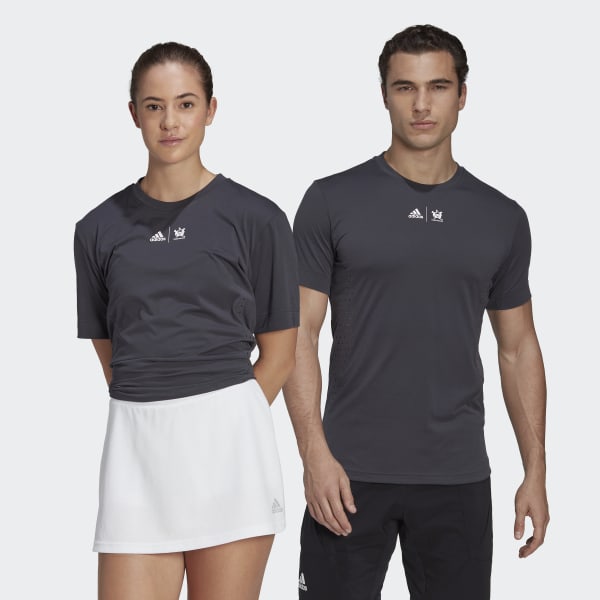 Grijs Tennis New York Graphic T-shirt VS414