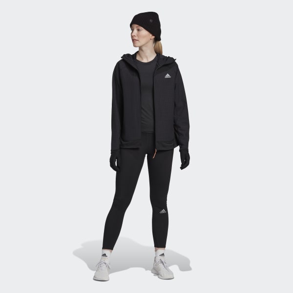 Svart Own the Run Winter Running Tights CM673