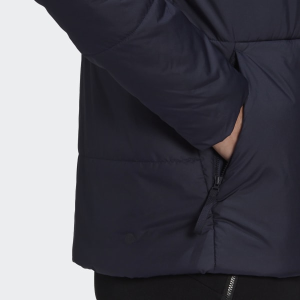 blauw BSC 3-Stripes Insulated Capuchonjack DVN72