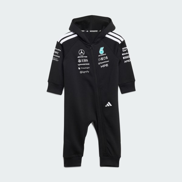 Zwart MERCEDES - AMG PETRONAS FORMULA 1 TEAM DNA BABYPAKJE