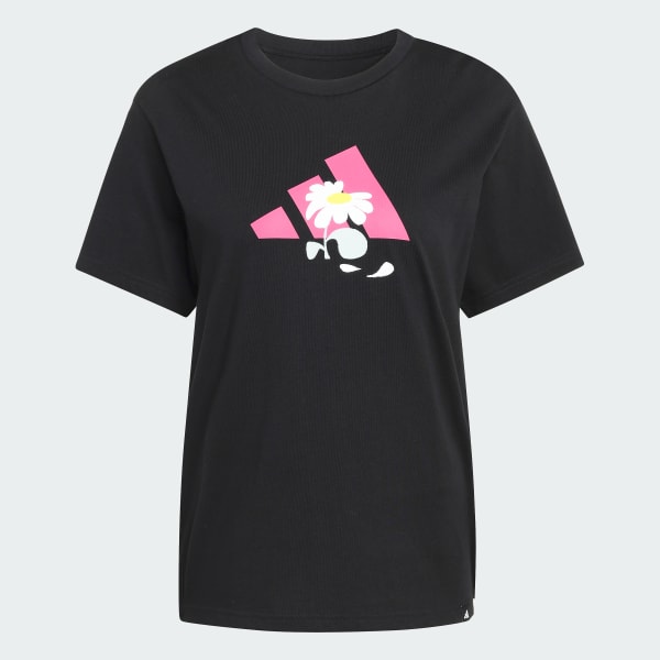 Black SOFT SIDE GRAPHIC T-SHIRT 2