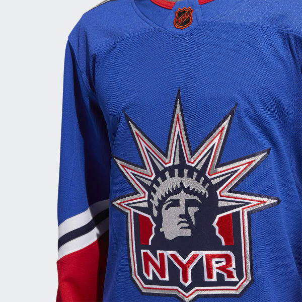 Adidas Authentic New York Rangers Reverse Retro 2.0 NHL Jersey NY Royal  Blue 54