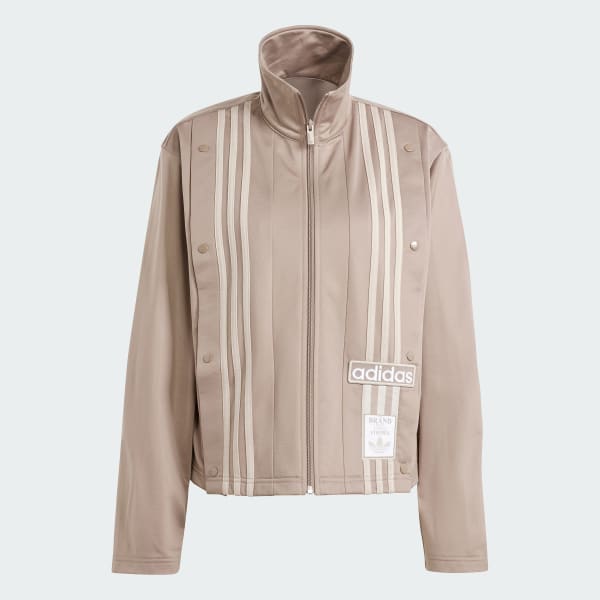 Brown Neutral Court Track Top