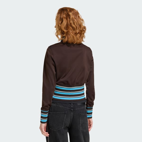 Brown VINTAGE TT HIGH KNITTED RIBS Top