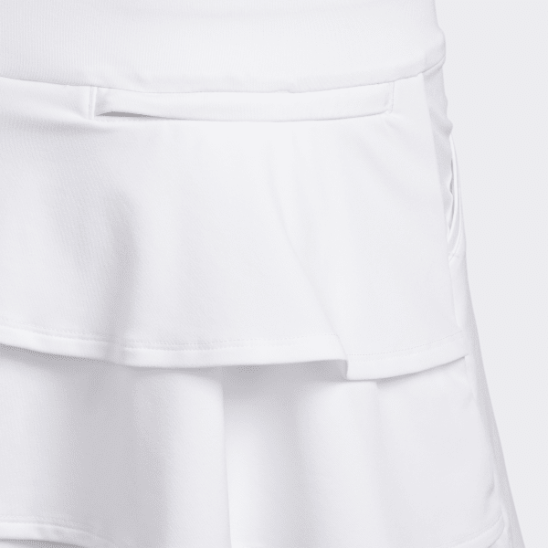 Blanc Jupe-short Ruffled
