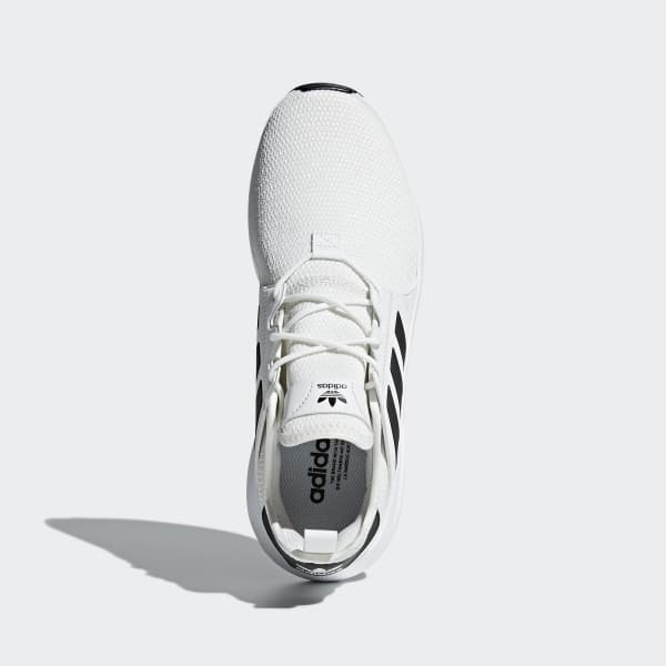 adidas x_ plr knit white & black shoes