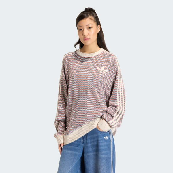 Beige Sudadera Holiday Pack Tejida