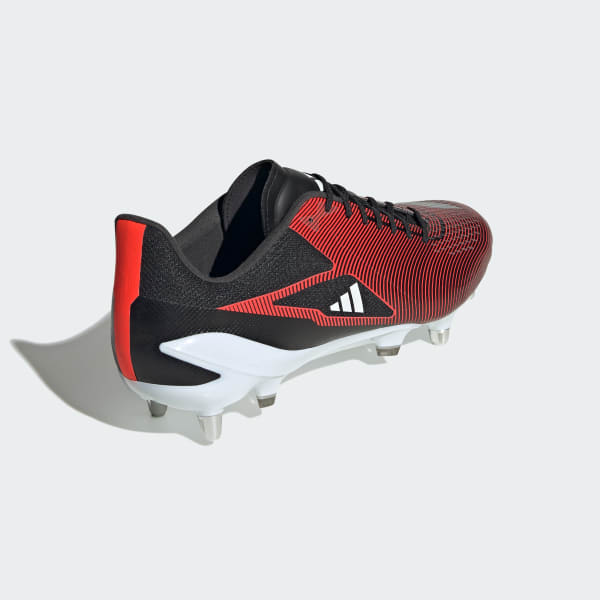 adidas Adizero RS15 Ultimate Soft Ground Rugby Boots - Black