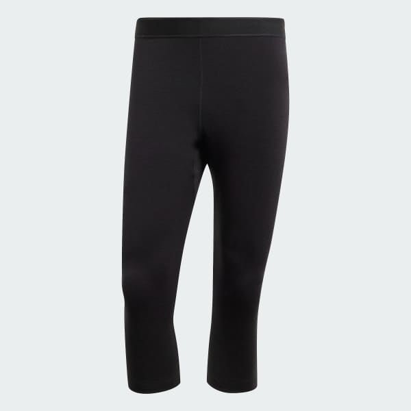 Black XPERIOR MERINO 260 BASE LAYER 3/4 TIGHT