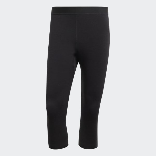 adidas XPERIOR MERINO 260 BASE LAYER 3/4 TIGHT - Black | Free
