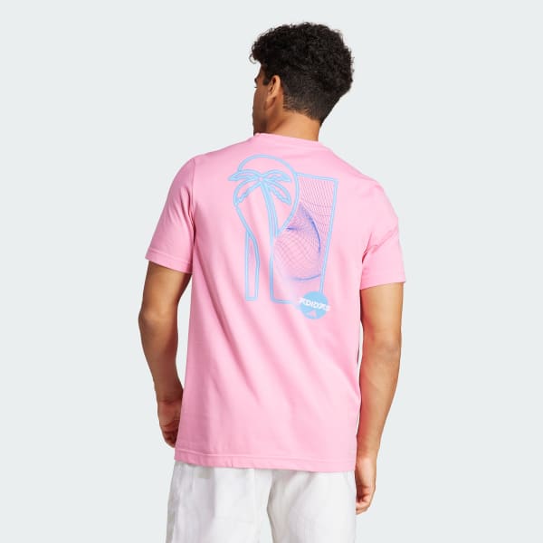 Rosado Polo de Tenis Play AEROREADY Estampado