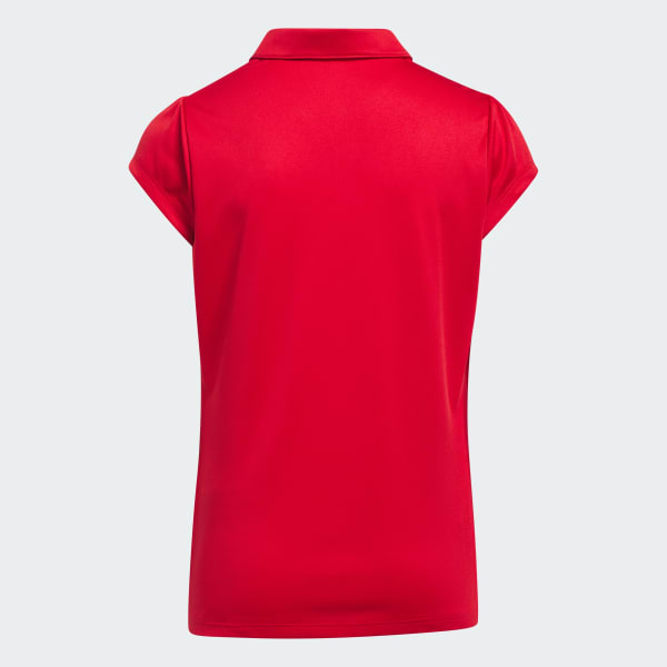 Red Girls' Performance Polo Shirt