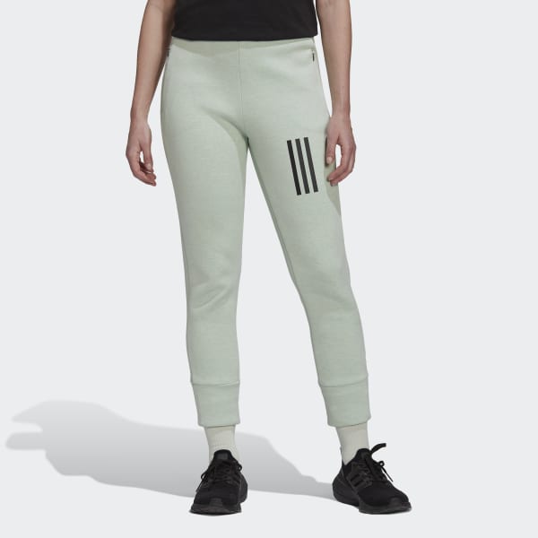 adidas Mission Victory Slim-Fit High-Waist Pants - Green